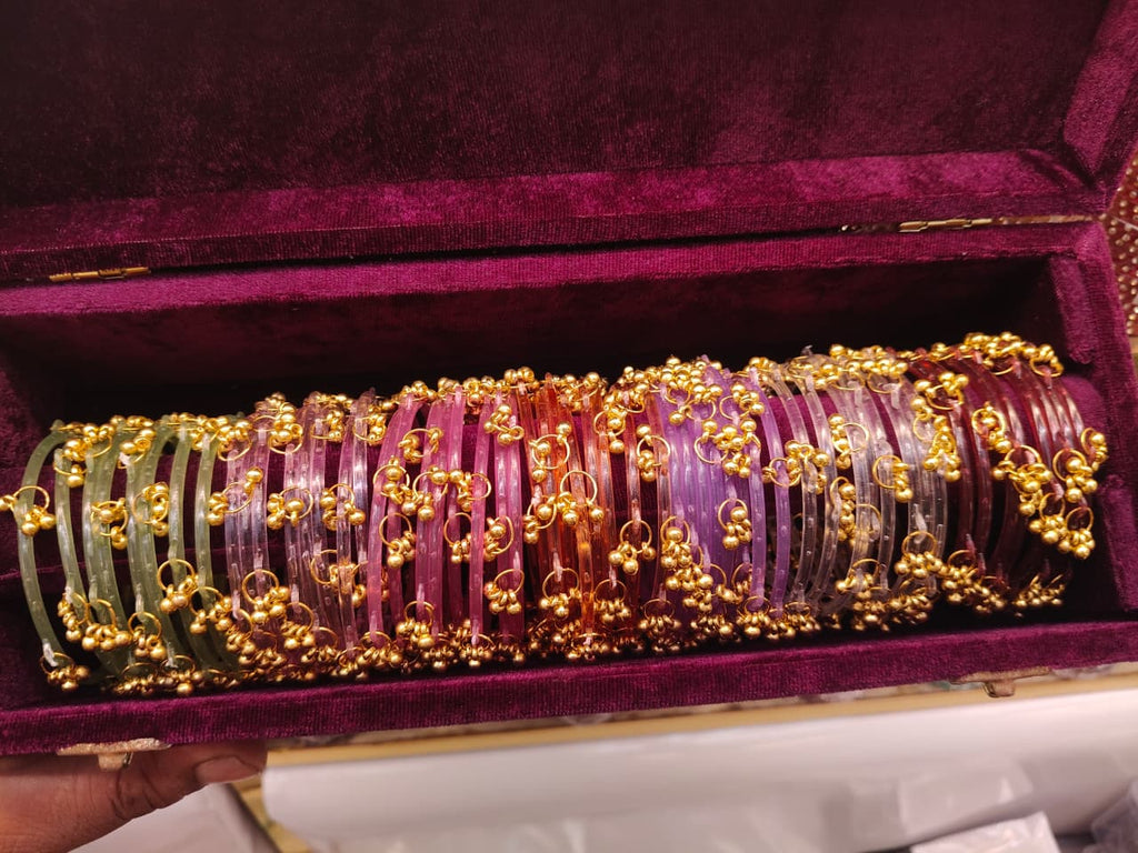 TRENDING COLOURS GHUNGRU BANGLES