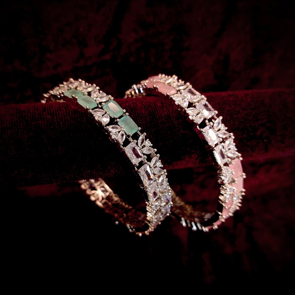 Emerald & Rose Crystal Luxe Tennis Bracelet