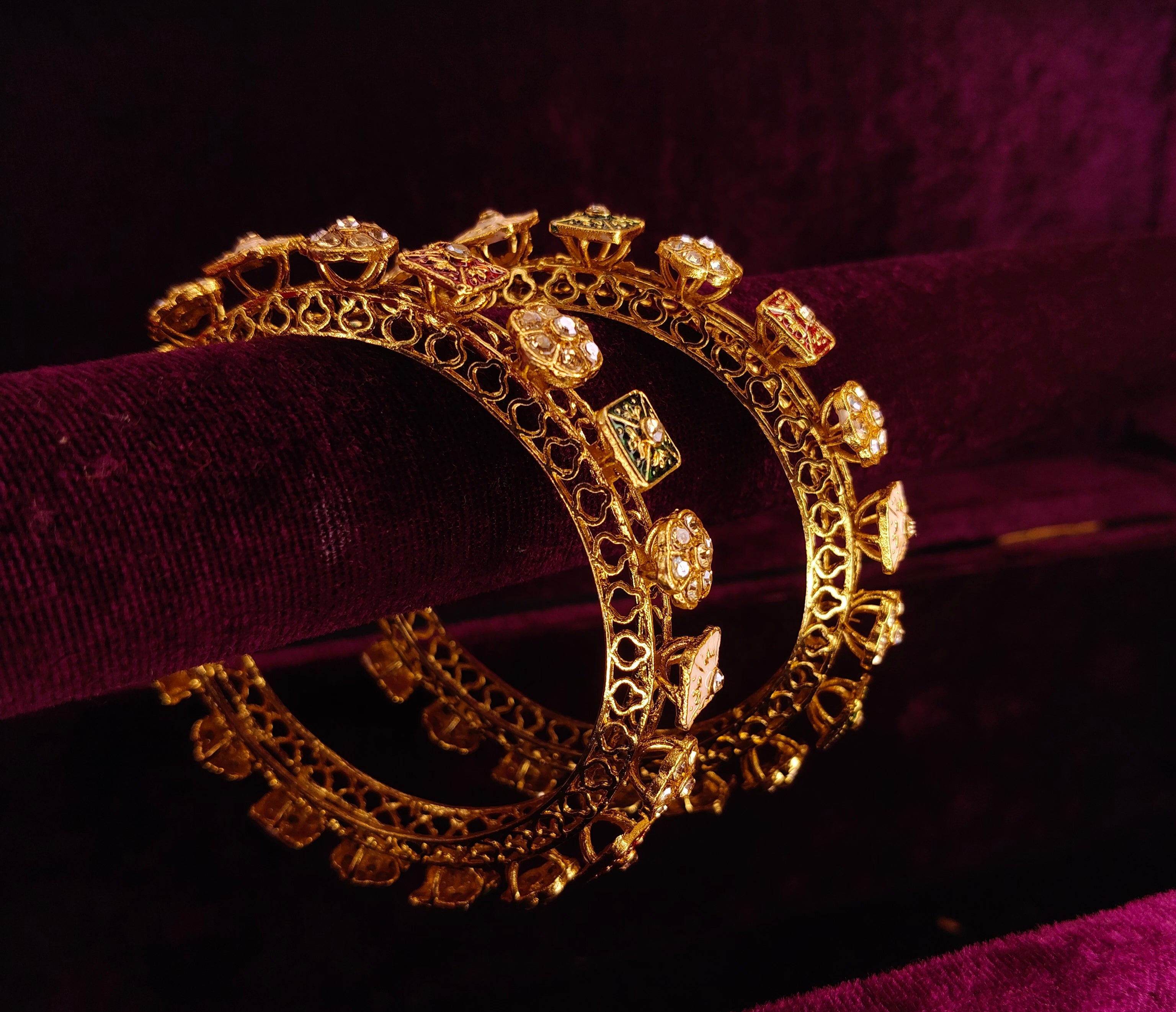Royal Heritage Kundan Gold-Tone